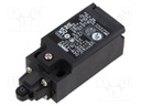 Limit Switch, Top Roller Plunger, DPST-NC, 3 A, 240 VAC, 6.5 N, D4N Series