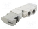 Electromagnetic valve; 5/2 monostable; G 1/4"; Temp: -10÷50°C
