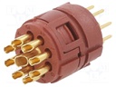 Connector: M23; PIN: 9(8+1); soldering; 150V; Inom 1: 20A; Inom 2: 7A