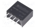 Converter: DC/DC; 750mW; Uin: 4.75÷5.25V; 15VDC; Iout: 50mA; SIP4