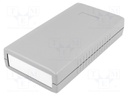 Enclosure: with panel; X: 80mm; Y: 150mm; Z: 30mm; ABS; dark grey