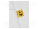 Coat; ESD; XS; cotton,polyester,conductive fibers; white; 115g/m2