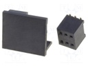 Socket; pin strips; female; PIN: 6; straight; 1.27mm; SMT; 2x3