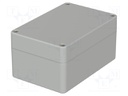 Enclosure: multipurpose; X: 80mm; Y: 120mm; Z: 60mm; EUROMAS; IP66