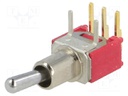 Switch: toggle; Pos: 3; SP3T; ON-OFF-ON; 3A/28VDC; -30÷85°C; 20mΩ