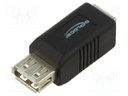 Adapter; USB 2.0; USB A socket,USB B socket