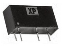 Isolated Board Mount DC/DC Converter, ITE, 2 Output, 1 W, 12 V, 41.6 mA, -12 V