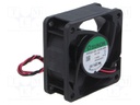 Fan: DC; axial; 12VDC; 60x60x25mm; 49m3/h; 37.5dBA; ball; 6200rpm