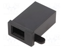 Enclosure: specialist; X: 34.6mm; Y: 54.2mm; Z: 20.5mm; ABS; black