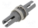 Toslink component: latching connector