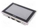 HMI panel; 7"; Interface: RS232,USB; 24VDC; Resolution: 800x480