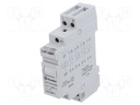 Relay: installation; bistable; NO x2; Ucoil: 24VDC; DIN; 16A; IP20