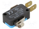 Microswitch SNAP ACTION; 6A/250VAC; SPDT; ON-(ON); Pos: 2; IP20