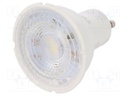 LED lamp; natural white; GU10; 220/240VAC; 390lm; 5W; 35°; 4000K