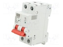Circuit breaker; 230/400VAC; Inom: 32A; Poles: 2; Charact: C; 6kA