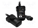 Meter: EV Charging Station Analyzer; 0÷40°C; black; IP40