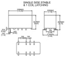 Relay: electromagnetic; DPDT; Ucoil: 5VDC; 0.5A/125VAC; 2A/30VDC