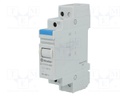 Relay: installation; monostable; NO; Ucoil: 12VDC; Mounting: DIN
