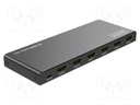 Switch; HDMI 2.0; black; Out: HDMI socket