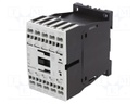 Contactor: 4-pole; NO x4; 24VDC; 4A; DIN; DILA-40; spring clamps