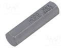 Screwdriver bit; Hex-Plus hexagon keys; HEX 8mm