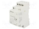 Relay: installation; monostable; NO x4; Ucoil: 24VAC; Ucoil: 24VDC