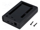 Enclosure: for computer; A000062,ARDUINO DUE; ABS; black; X: 75mm