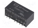 Isolated Board Mount DC/DC Converter, 1.5kV Isolation, ITE, 1 Output, 6 W, 12 V, 500 mA