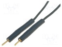 Test acces: connection cable; 2A; 70VDC; Colour: black; 220um2