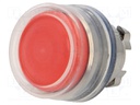 Switch: push-button; Stabl.pos: 1; 22mm; red; Illumin: none; IP66