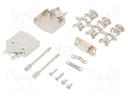 D-Sub; PIN: 9; plug; female; stamped and formed contacts; straight