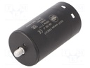 Capacitor: electrolytic; 120uF; Ø45.5x84mm; ±10%; M8 screw; 250VAC