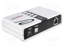 Switch; silver; user's manual,USB A-USB B cable,switch