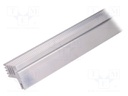 Heatsink: extruded; TO220; natural; L: 1000mm; W: 30mm; H: 31mm