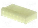 Plug; wire-board; female; 3.96mm; PIN: 7; w/o contacts; for cable