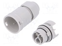 Connector: AC supply; screw terminal; male; 9÷12mm; 1÷2.5mm2; 16A