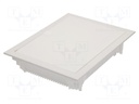 Enclosure: for modular components; IP40; white; No.of mod: 28
