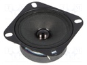 Loudspeaker; 60W; 8Ω; 60x60x27mm; 1000÷30000Hz; Sound level: 91dB