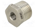 Male-female,reductive; max.10.5bar; 1.4408 stainless steel