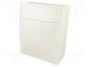 Enclosure: for modular components; IP40; wall mount; white