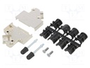 Enclosure: for D-Sub connectors; D-Sub 15pin,D-Sub HD 26pin