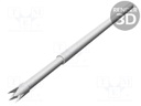 Test probe; Operational spring compression: 5.1mm; 3A