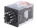 Relay: electromagnetic; 3PDT; Ucoil: 24VAC; 10A/250VAC; 10A/30VDC