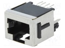 8/8 MOD.JACK ASSY TE SHIELDED