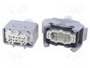 Connector: HAN; male + female; plug +plug; Han Kit; PIN: 10; 10+PE