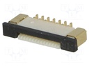 Connector: FFC (FPC); vertical; PIN: 14; ZIF; SMT; 0.5A; 30mΩ; 0.5mm