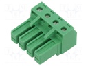 Pluggable terminal block; 7.62mm; ways: 4; straight; plug; female