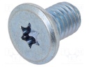 Screw; M5x8; Head: cheese head; Torx®; steel; zinc; TX15