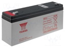 Re-battery: acid-lead; 6V; 3Ah; AGM; maintenance-free; 134x34x64mm