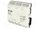 Module: extension; IN: 12; OUT: 4; 24VDC; OUT 1: relay; OUT 1: 8A